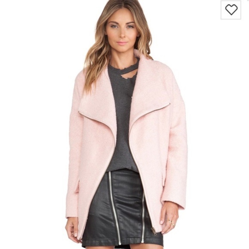 Lovers + Friends Merci Coat, Powder Pink, XS From REVOLVE